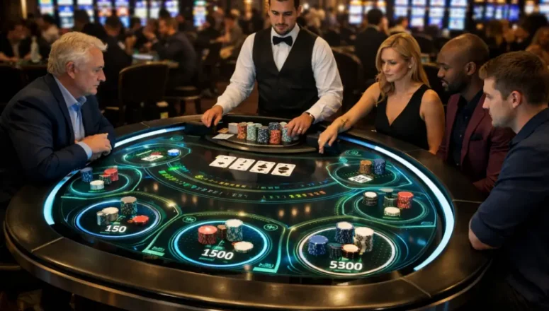 Интеллектуальные столы с трекингом ставок: будущее крупнейших офлайн-казино